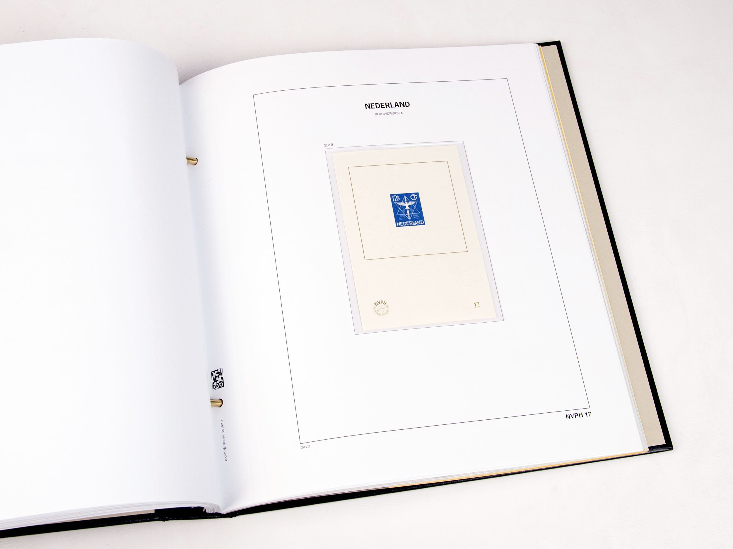 davo-luxe-blauwdrukken-2019-feuilles-album-timbres-pays-bas image 1