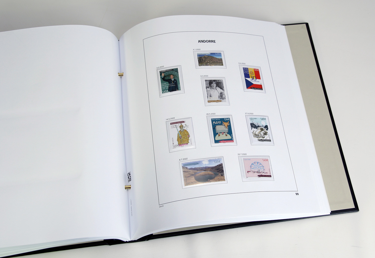 davo-luxe-pages-suppl-ment-andorre-fran-ais-2022-timbres image 1