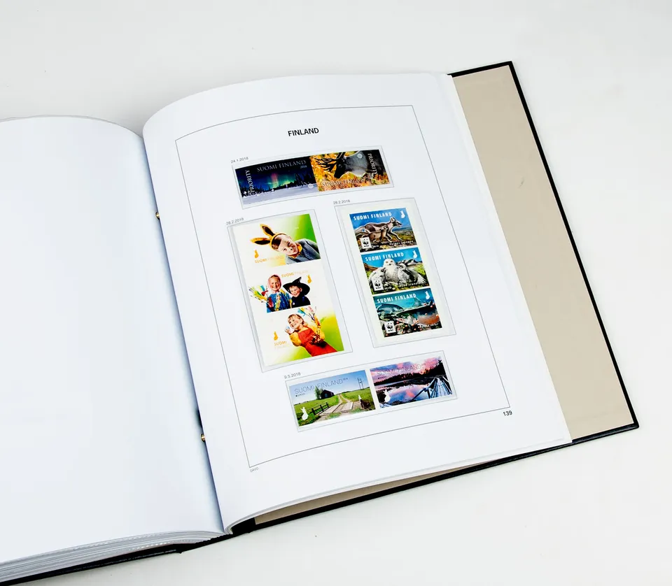 davo-luxe-finlande-2018-pages-album-timbres-170g image 1