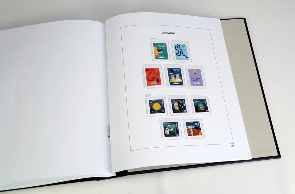davo-luxe-danemark-2022-pages-album-timbres-papier-170g image 1