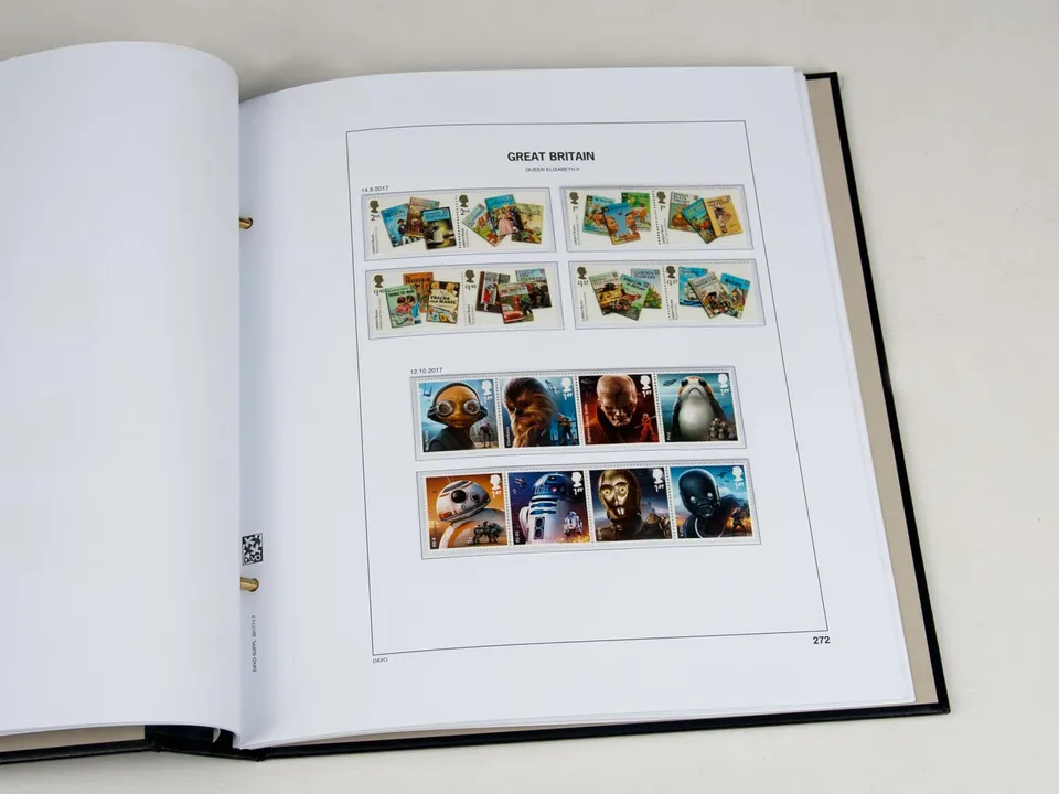 davo-luxe-grande-bretagne-2017-pages-album-timbres-170g image 1