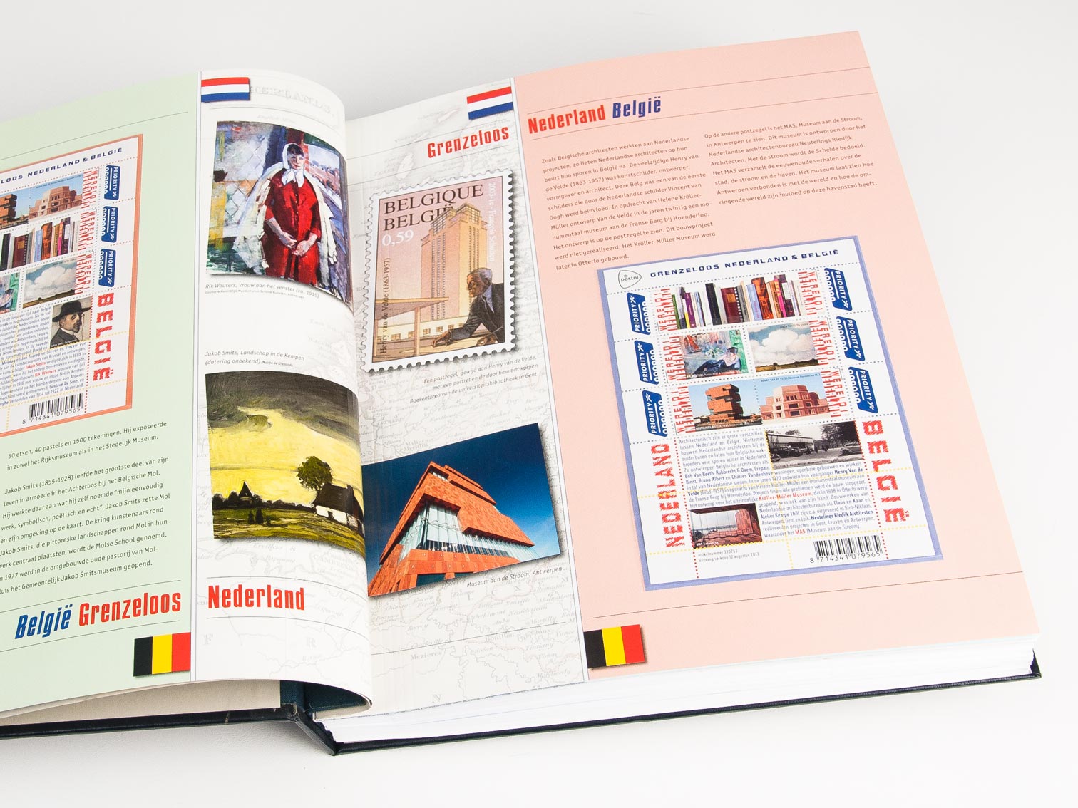 davo-luxe-grenzeloos-nederland-2013-feuilles-d-album-timbres image 1