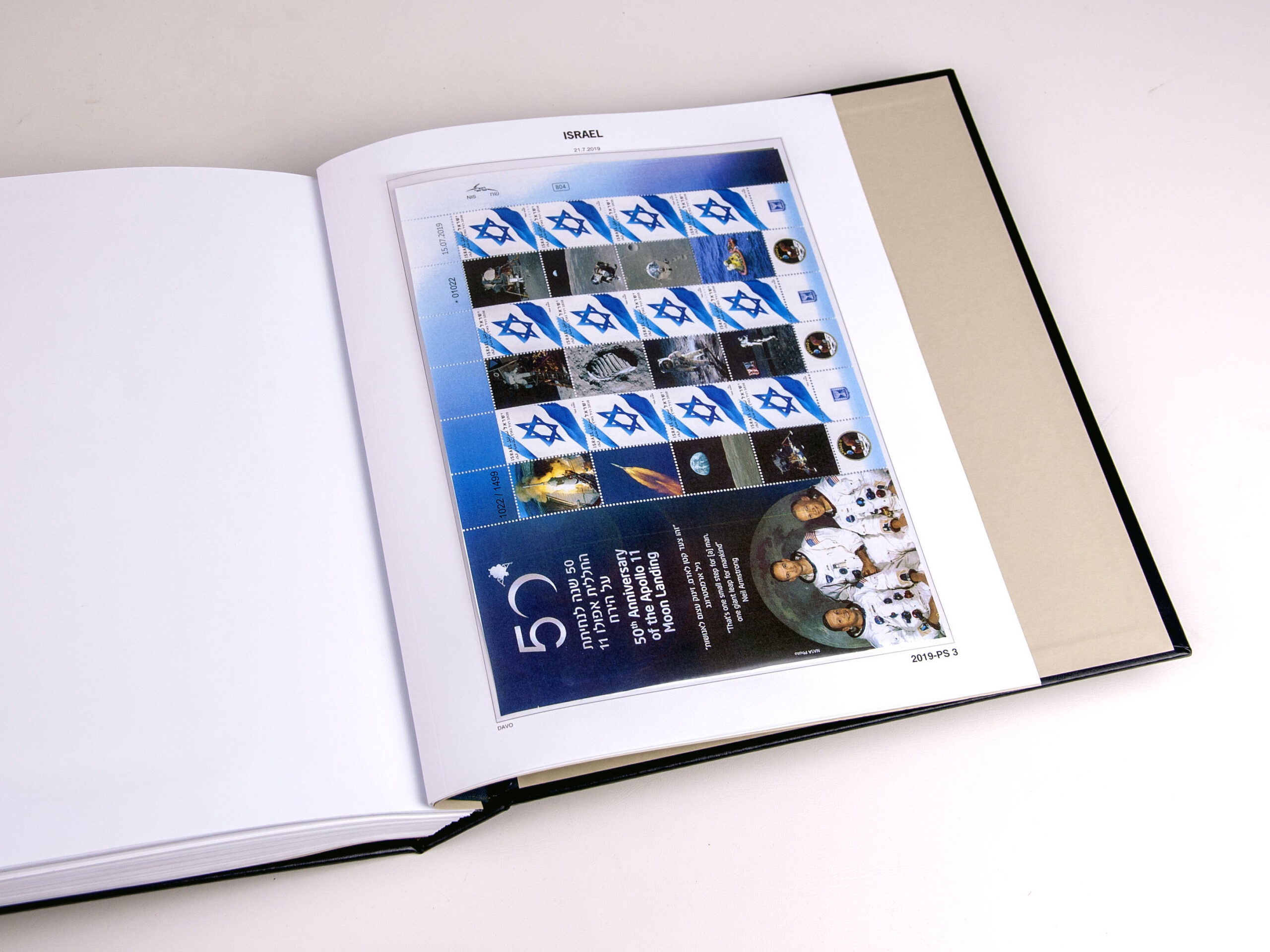 davo-luxe-isra-l-blocs-2019-feuillets-album-timbres-170g image 1