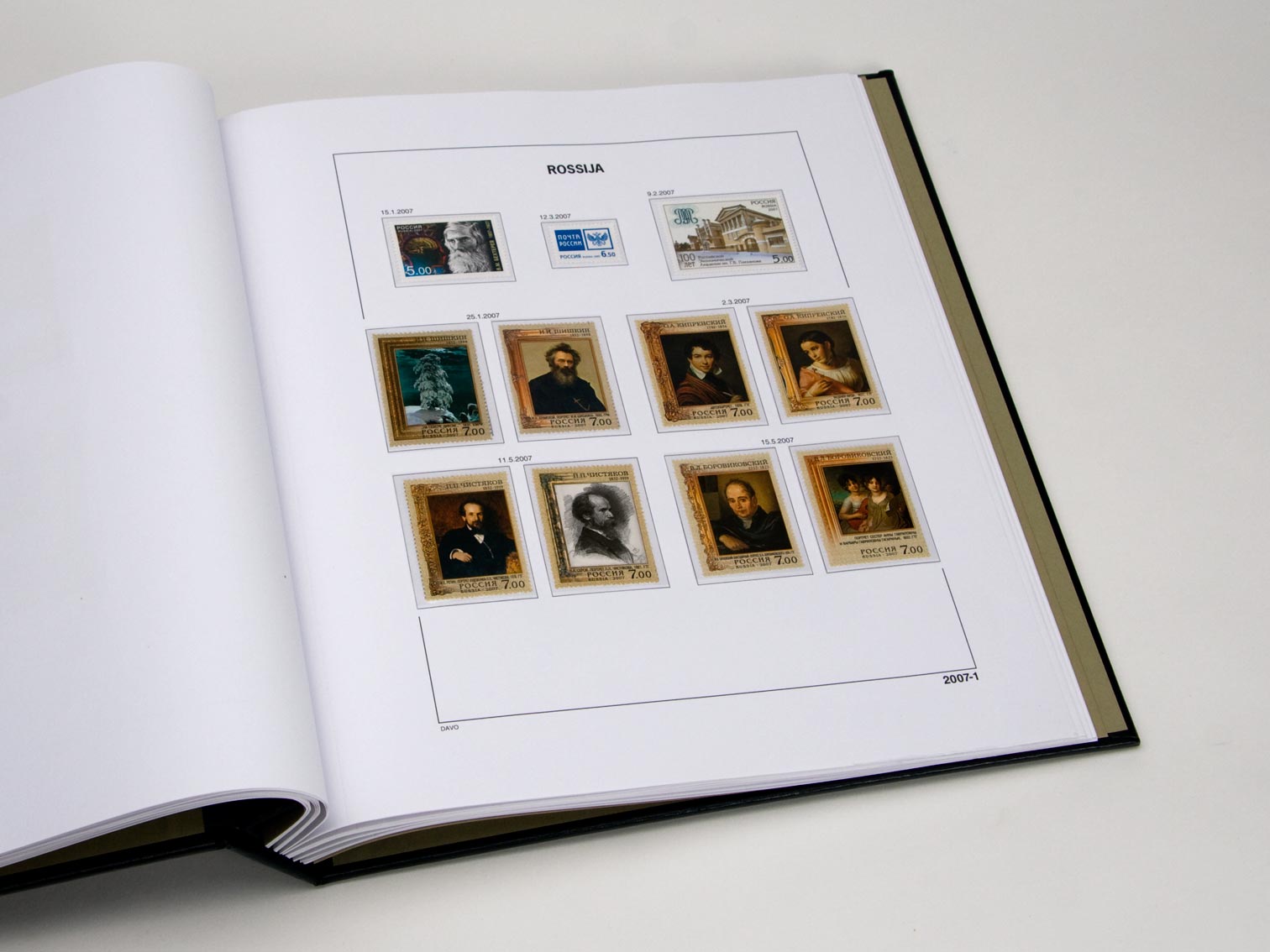 davo-luxe-suppl-ment-russie-2017-feuilles-album-timbres image 1