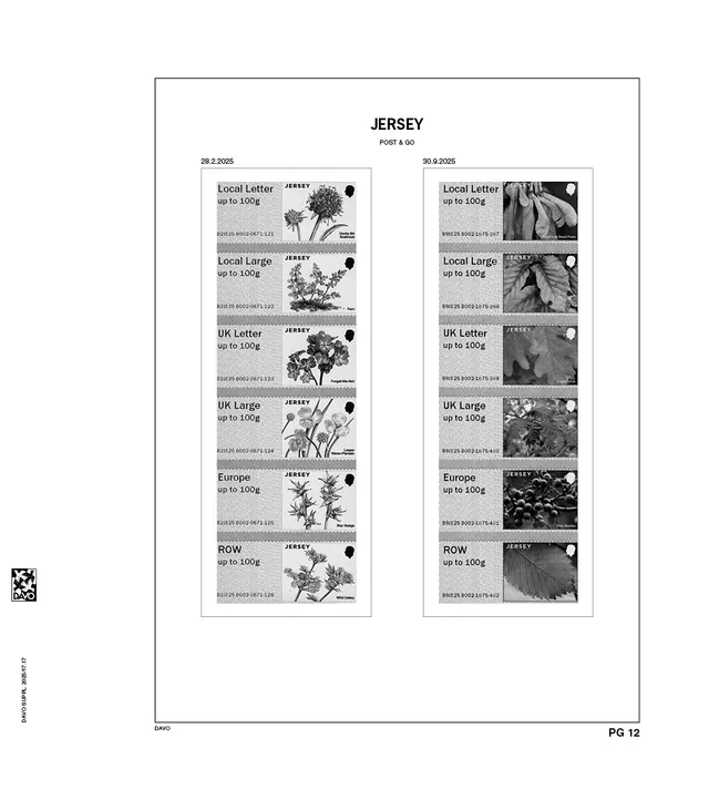 davo-luxe-jersey-post-go-2025-feuillets-album-timbres image 1