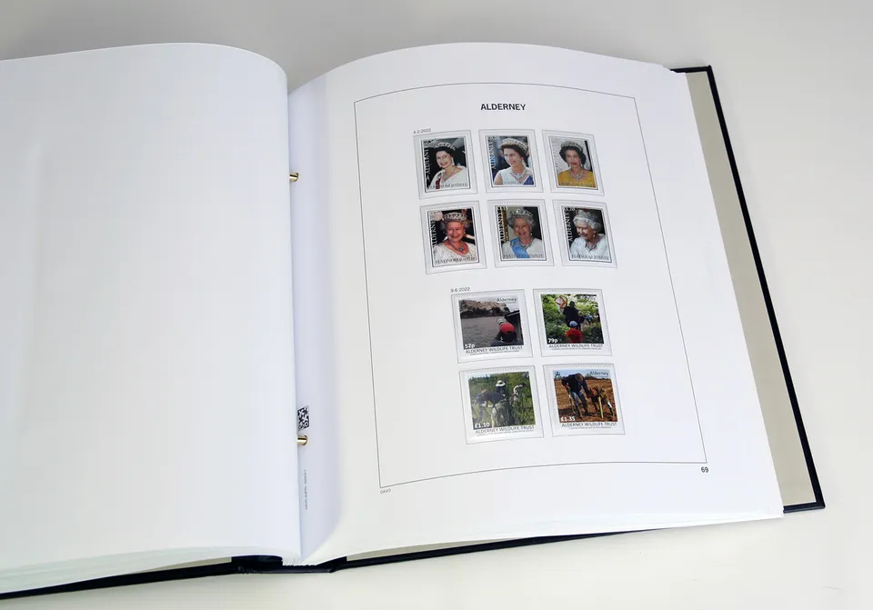 davo-luxe-alderney-2022-suppl-ment-feuilles-timbres-170g image 1