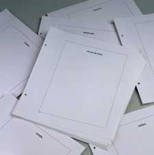 davo-pages-blanches-allemagne-brd-feuilles-cadre-lot-20 image 1