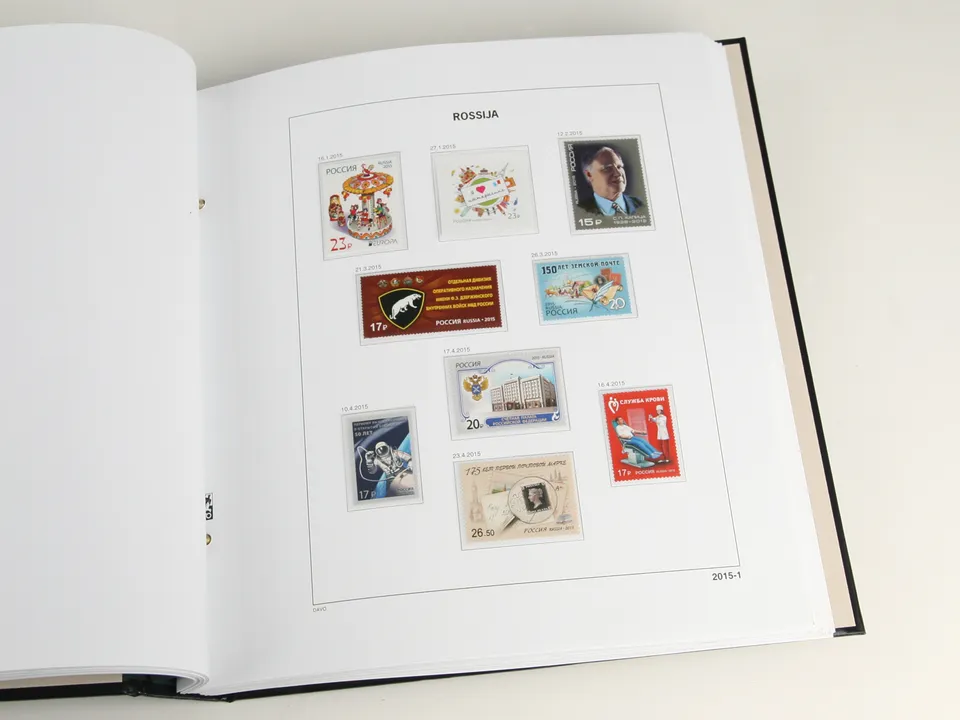 davo-luxe-suppl-ment-russie-2015-feuilles-album-timbres image 1