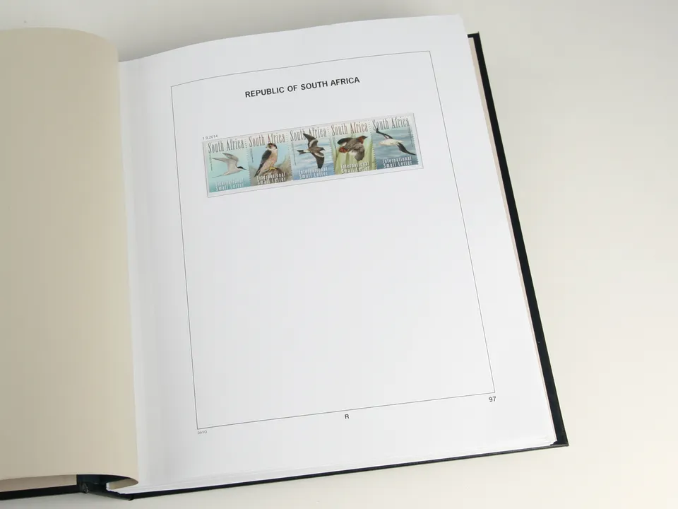 davo-luxe-afrique-du-sud-2014-pages-album-timbres-170g image 1