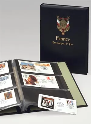 davo-luxe-album-fdc-france-72-enveloppes-premier-jour image 1