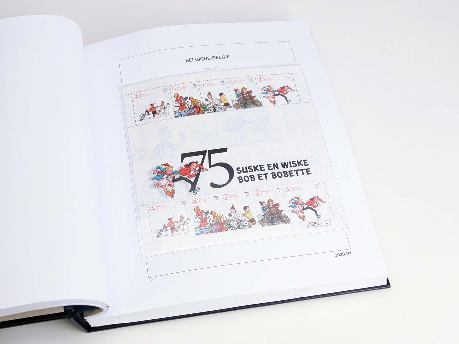 davo-luxe-suppl-ment-timbres-belgique-feuillets-2020 image 1