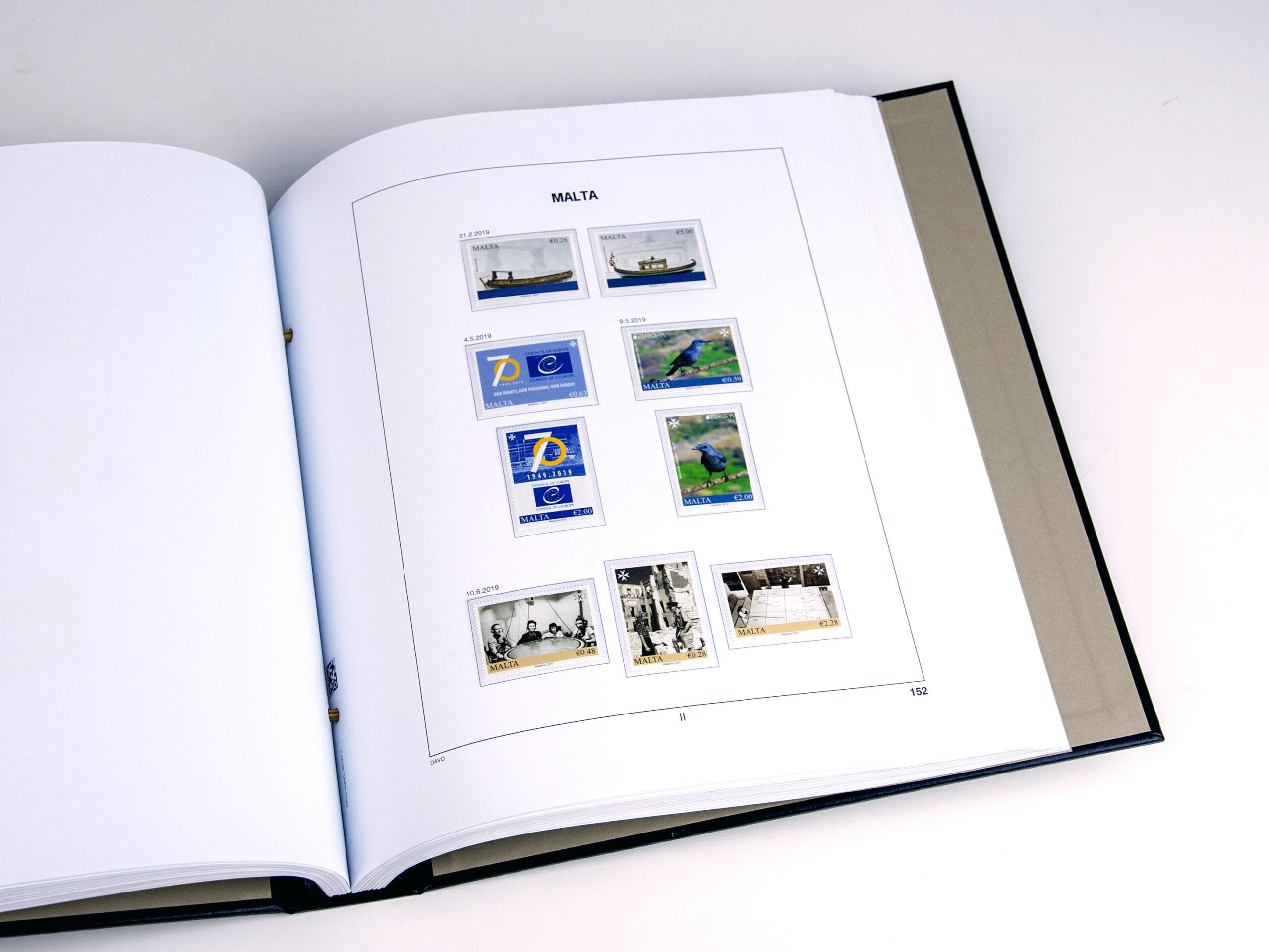 davo-luxe-malte-2019-pages-d-album-timbres-170-g image 1