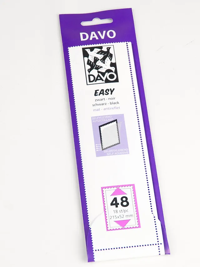 davo-easy-bandes-timbres-z48-fond-noir-215x52-18-pi-ces image 1