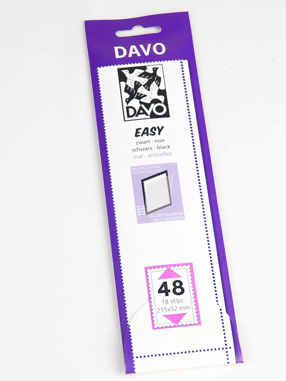 davo-easy-bandes-timbres-z48-fond-noir-215x52-18-pi-ces image 1