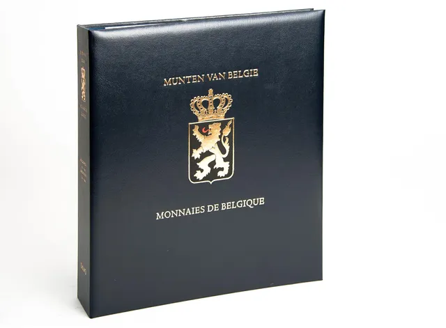 davo-luxe-iv-albert-ii-classeur-monnaies-belgique-bleu image 1