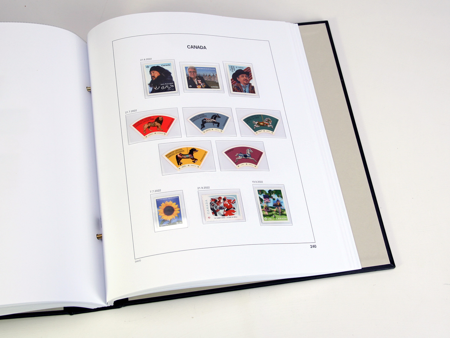 davo-luxe-canada-2022-pages-album-timbres-170-g image 1
