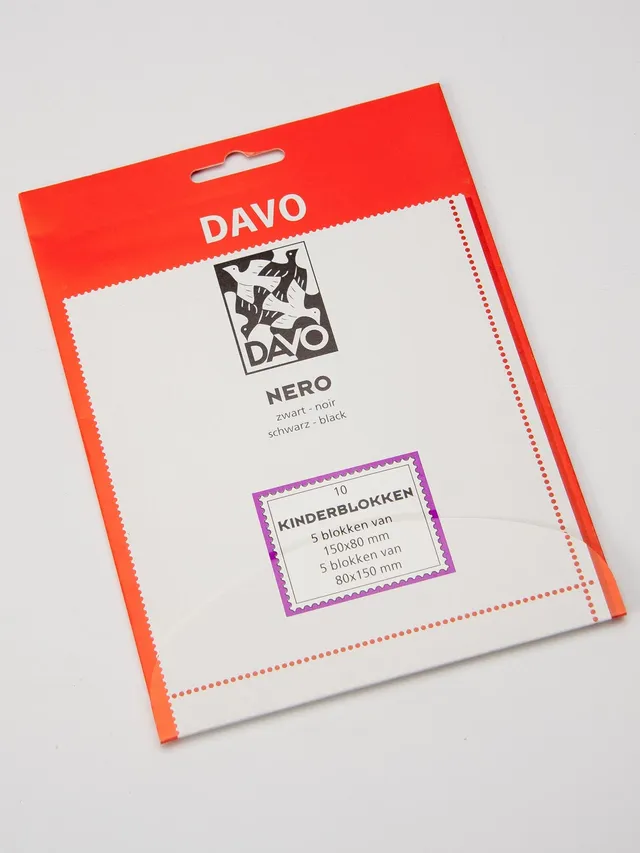 davo-nero-n01-bandes-de-montage-noires-blocs-10-pi-ces image 1