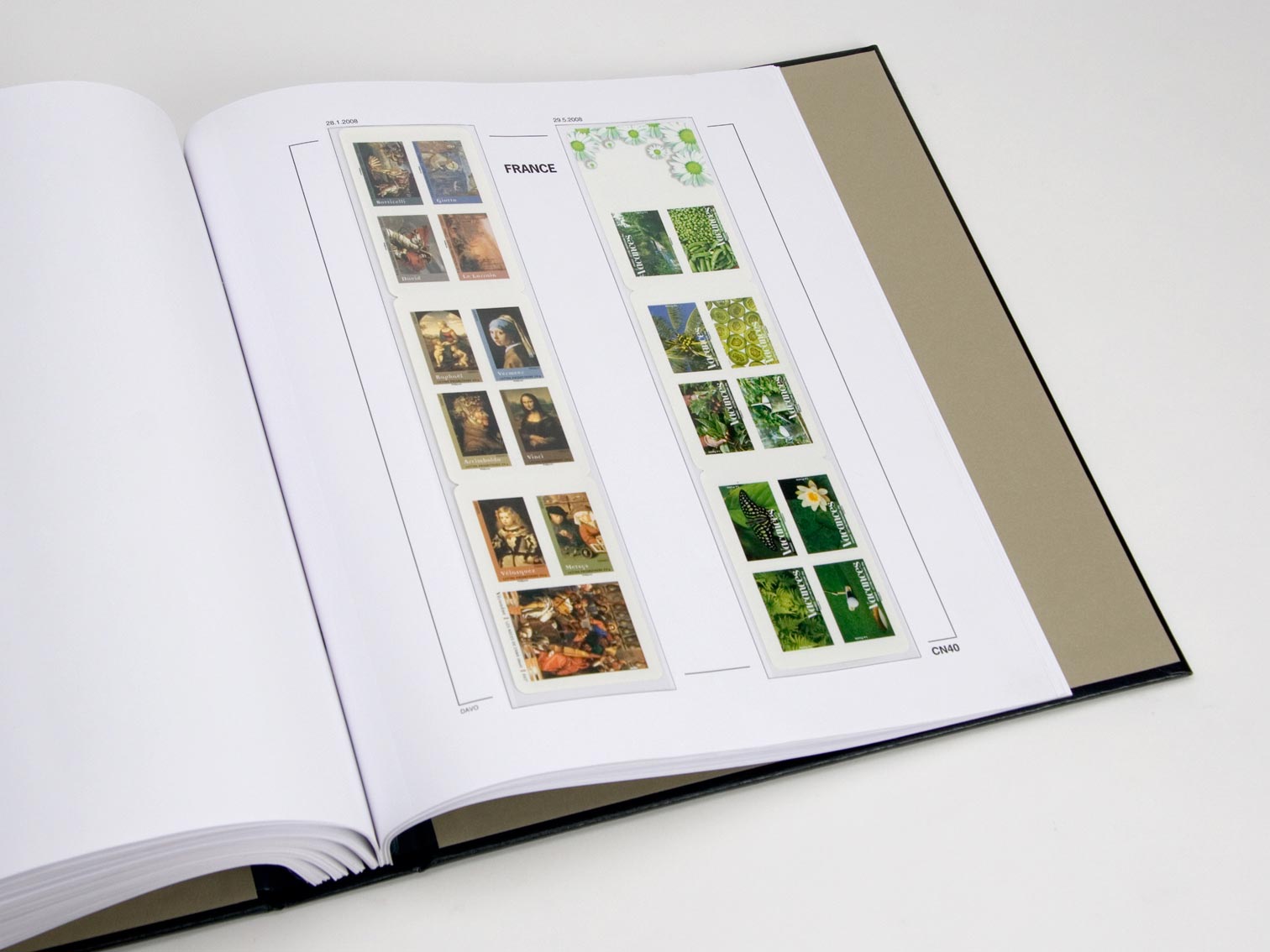 davo-luxe-suppl-ment-france-carnets-2008-pages-timbres image 1