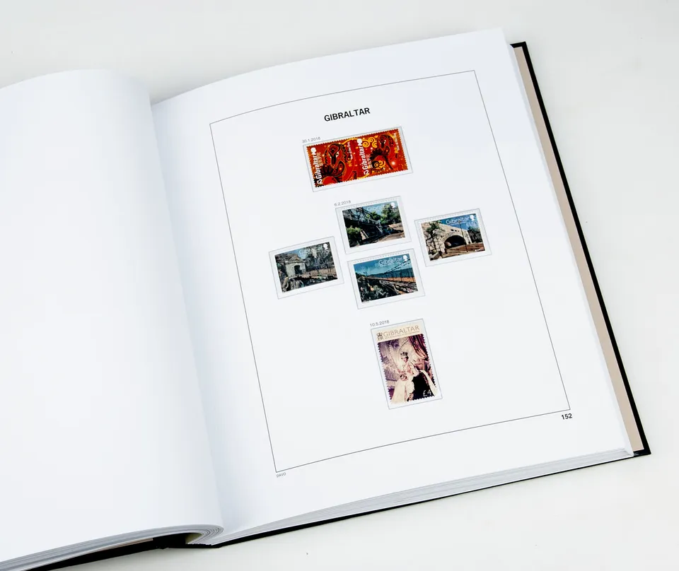 davo-luxe-gibraltar-2018-pages-album-timbres-170-g image 1