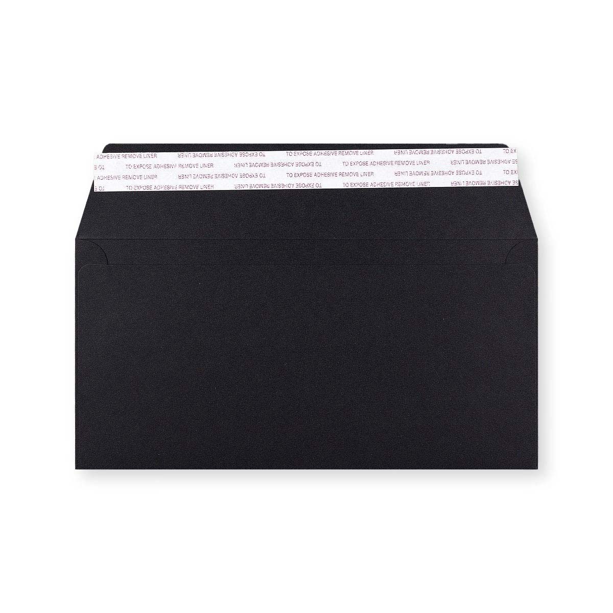 enveloppes-france-emballages-carton-enveloppe-noire-110x220-mm-dl image 1