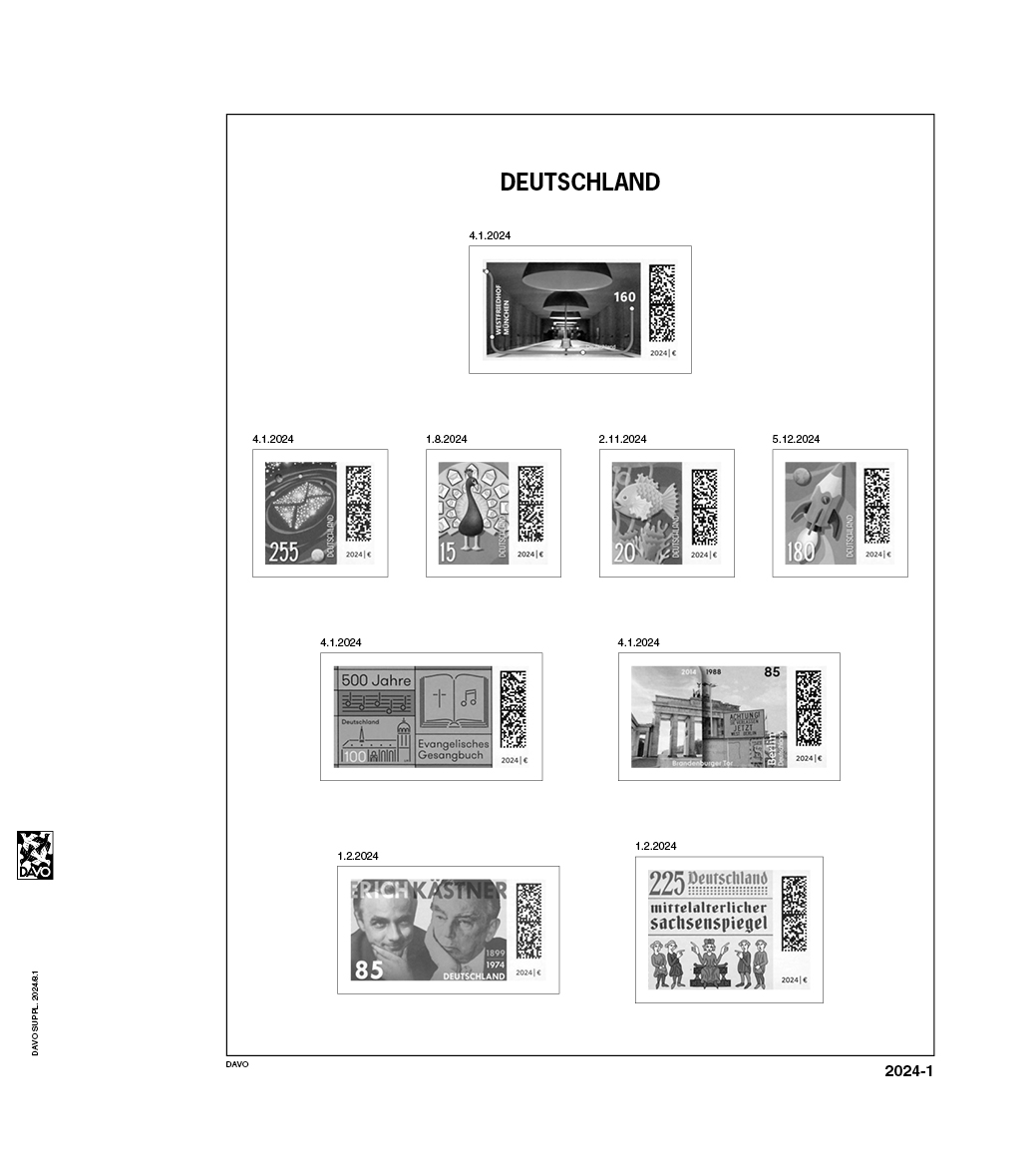 davo-luxe-allemagne-2024-suppl-ment-album-timbres-170g image 1
