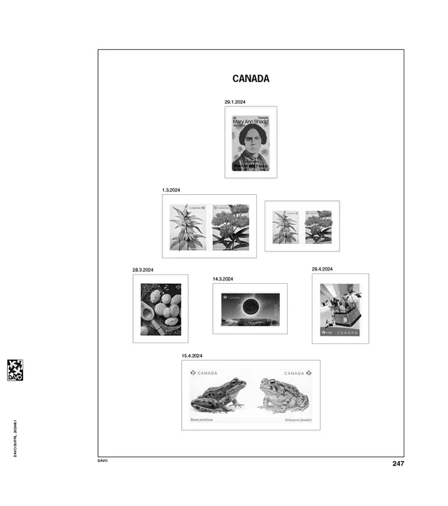 davo-luxe-canada-2024-feuilles-suppl-ment-timbres-2024 image 1