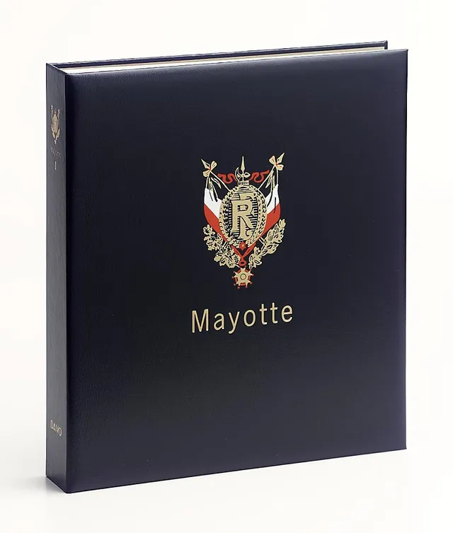 davo-luxe-mayotte-i-1892-2011-album-timbres-bleu-avec-cassette image 1