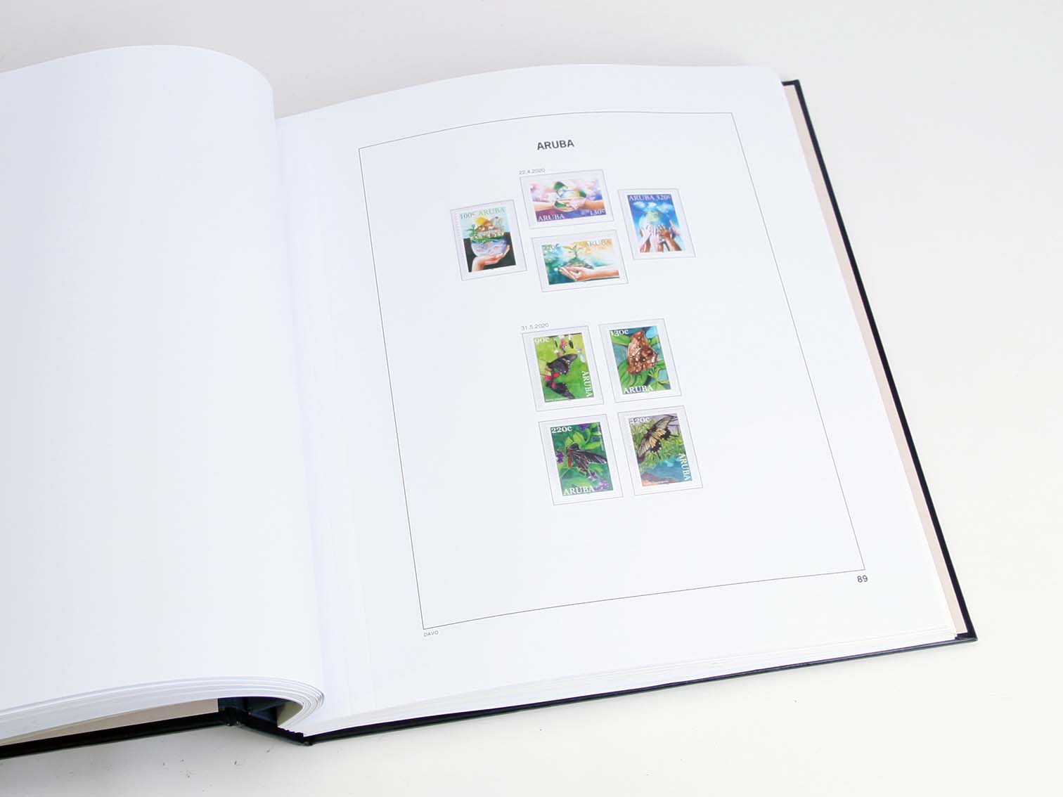 davo-luxe-aruba-2020-pages-suppl-ment-album-timbres-170g image 1