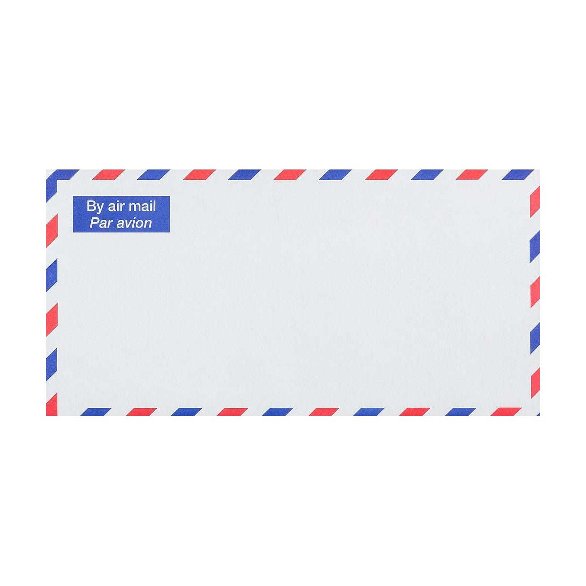 enveseur-airmail-enveloppe-blanche-avion-110x220-mm-dl image 1