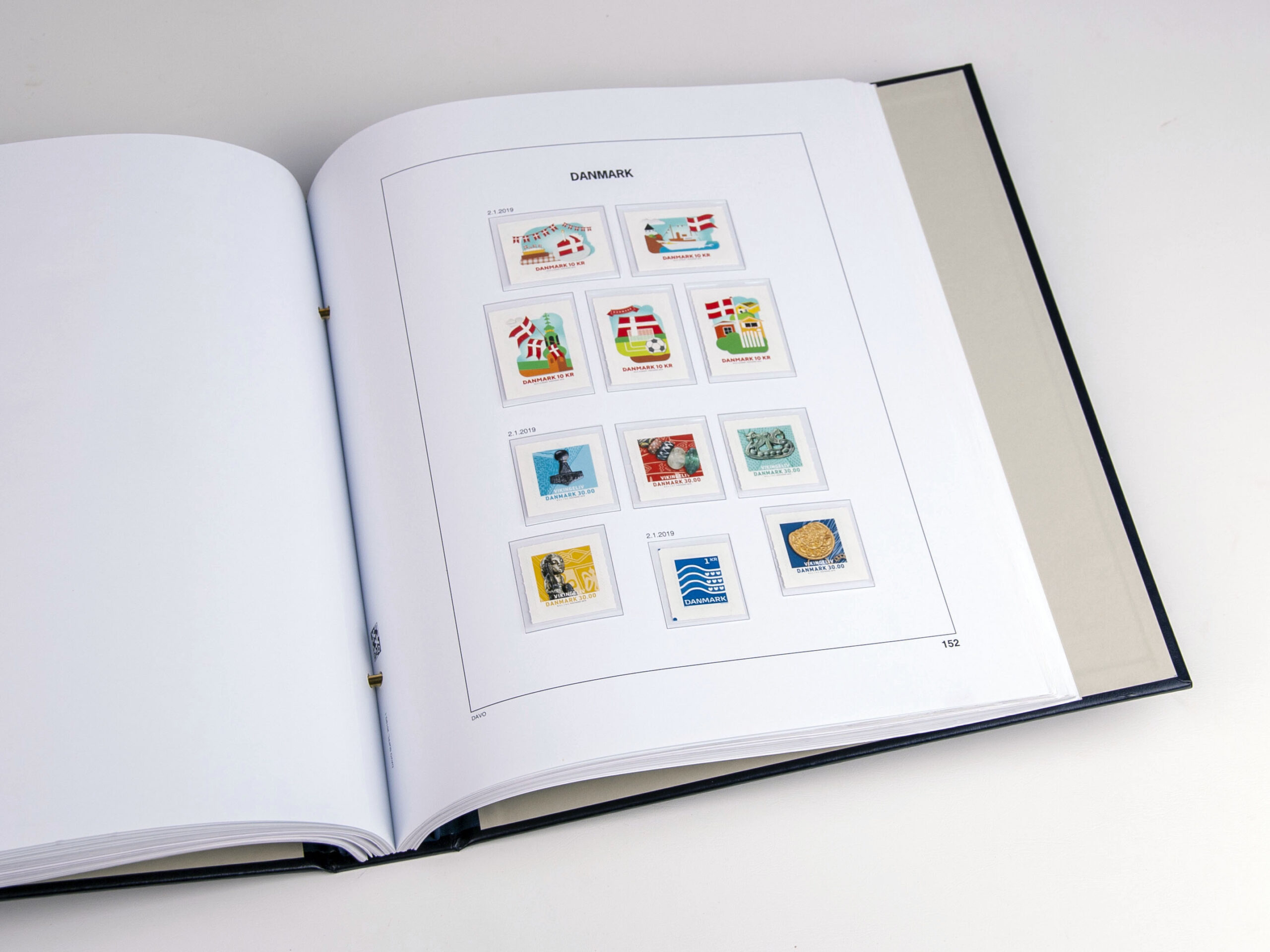 davo-luxe-suppl-ment-danemark-2019-pages-album-timbres-170-g image 1