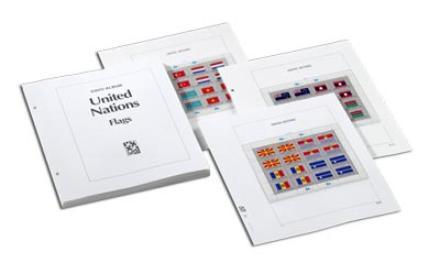 davo-luxe-feuilles-album-timbres-onu-drapeaux-170g image 1