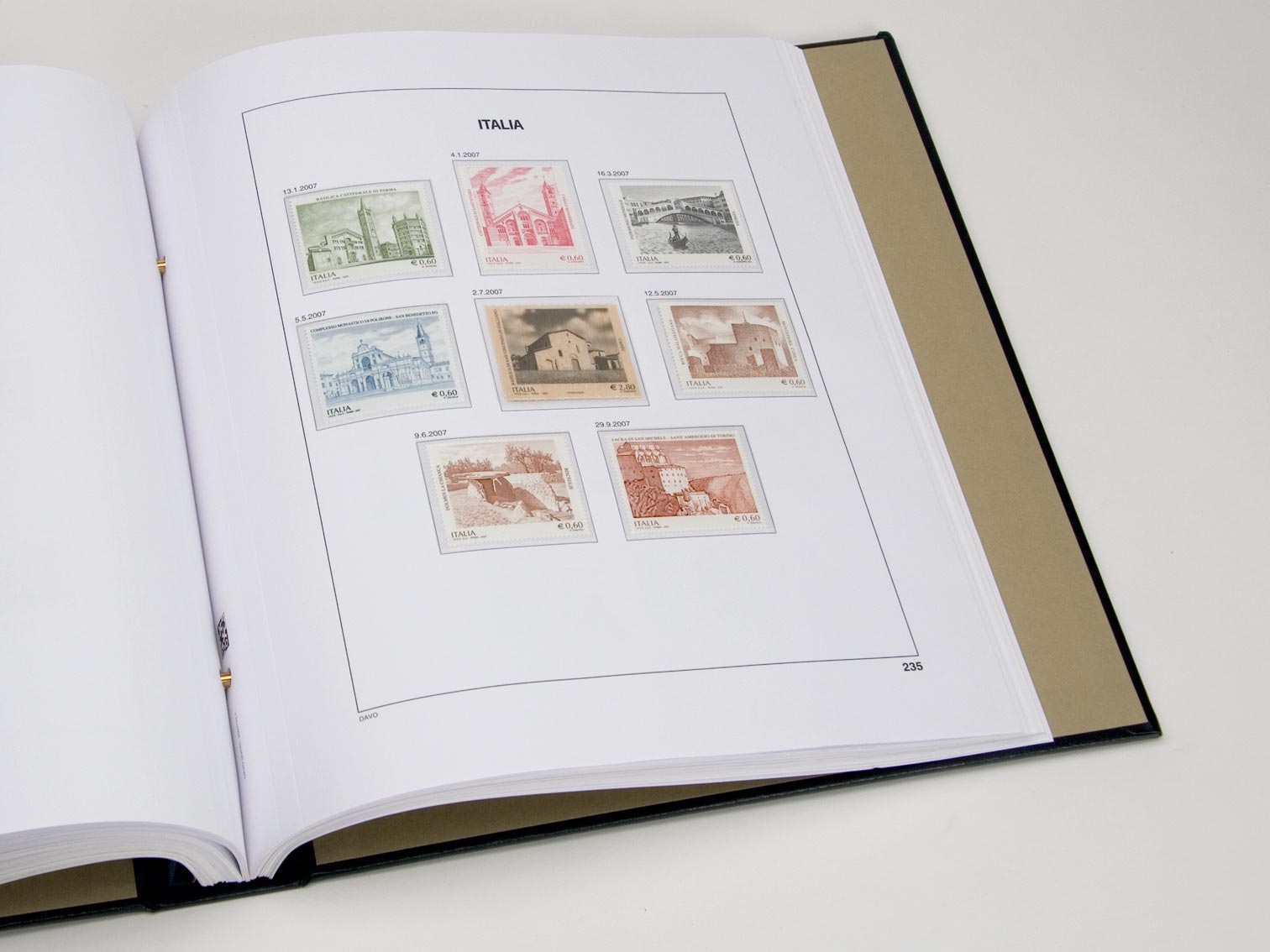 davo-luxe-italie-2017-album-timbres-compl-ment-2017-papier-170g image 1