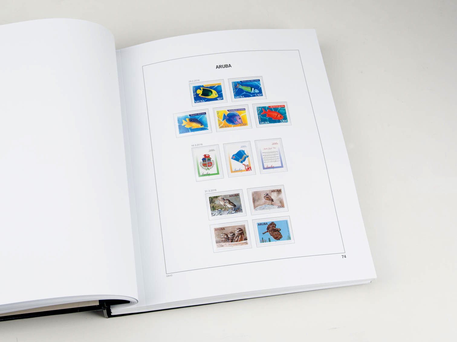 davo-luxe-aruba-2016-feuillets-suppl-ment-papier-170g image 1