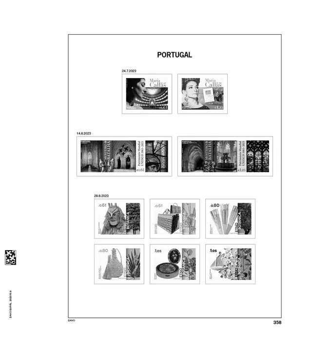 davo-luxe-portugal-2023-pages-suppl-ment-album-timbres-170-g image 1