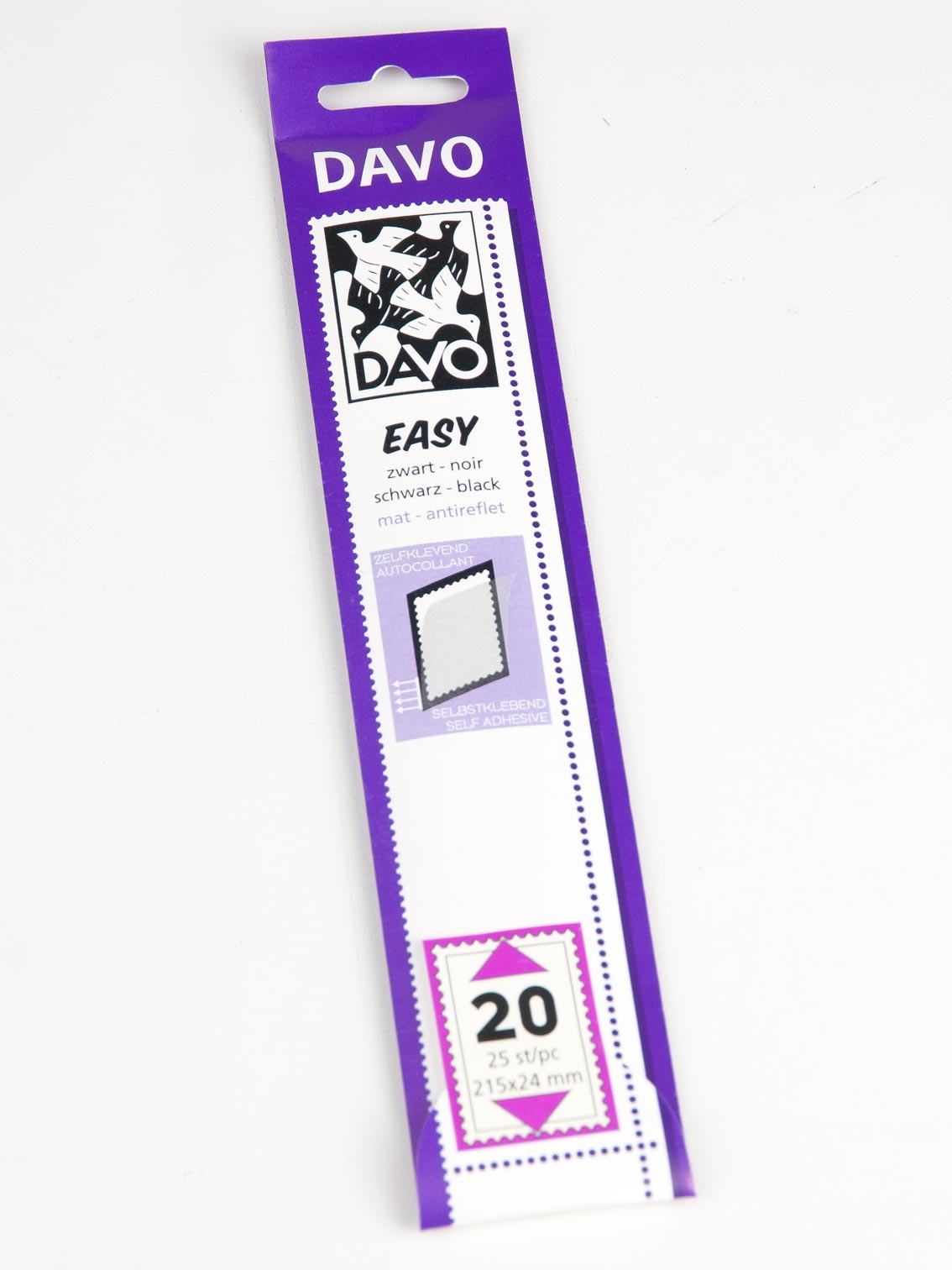 davo-easy-z20-bandes-montantes-noires-215x24-25-pces image 1