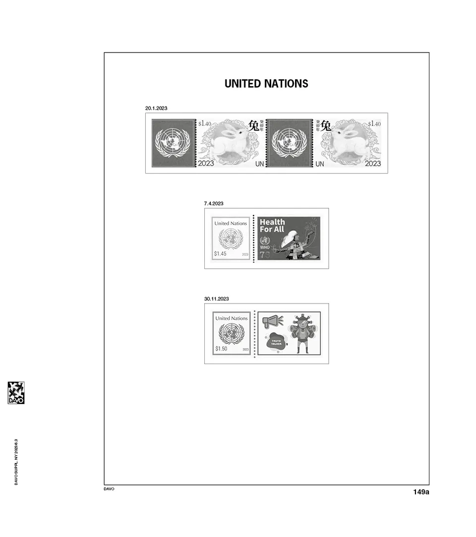 davo-luxe-suppl-ment-new-york-uno-2023-feuilles-timbres image 1
