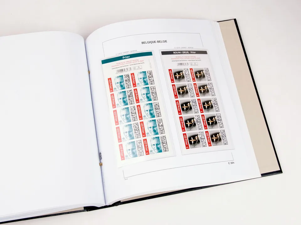 davo-luxe-belgique-2019-pages-album-timbres-carnets image 1