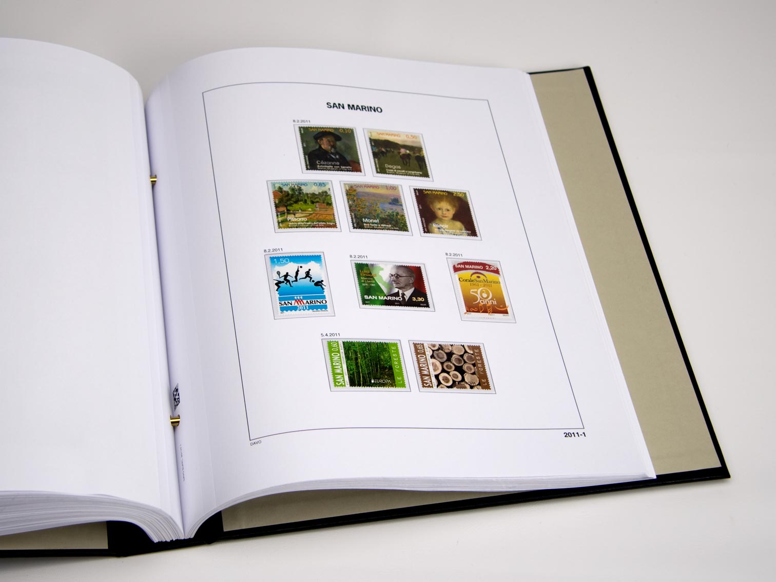 davo-luxe-saint-marin-2021-feuilles-suppl-ment-album-timbres image 1