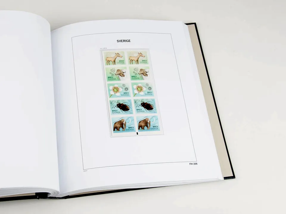 davo-luxe-su-de-au-2016-pages-suppl-ment-album-timbres image 1