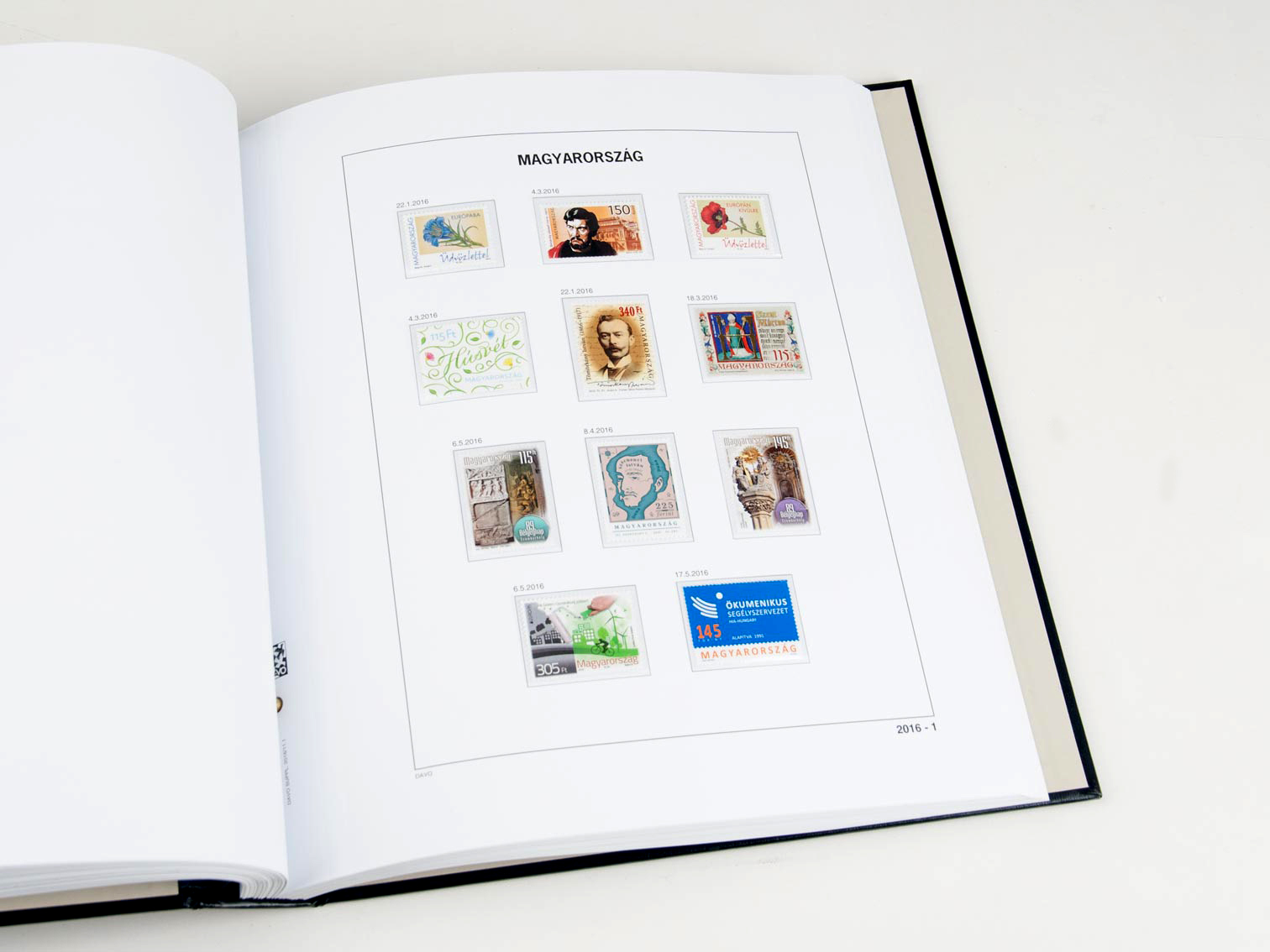 davo-luxe-hongrie-2016-pages-album-timbres-170g image 1