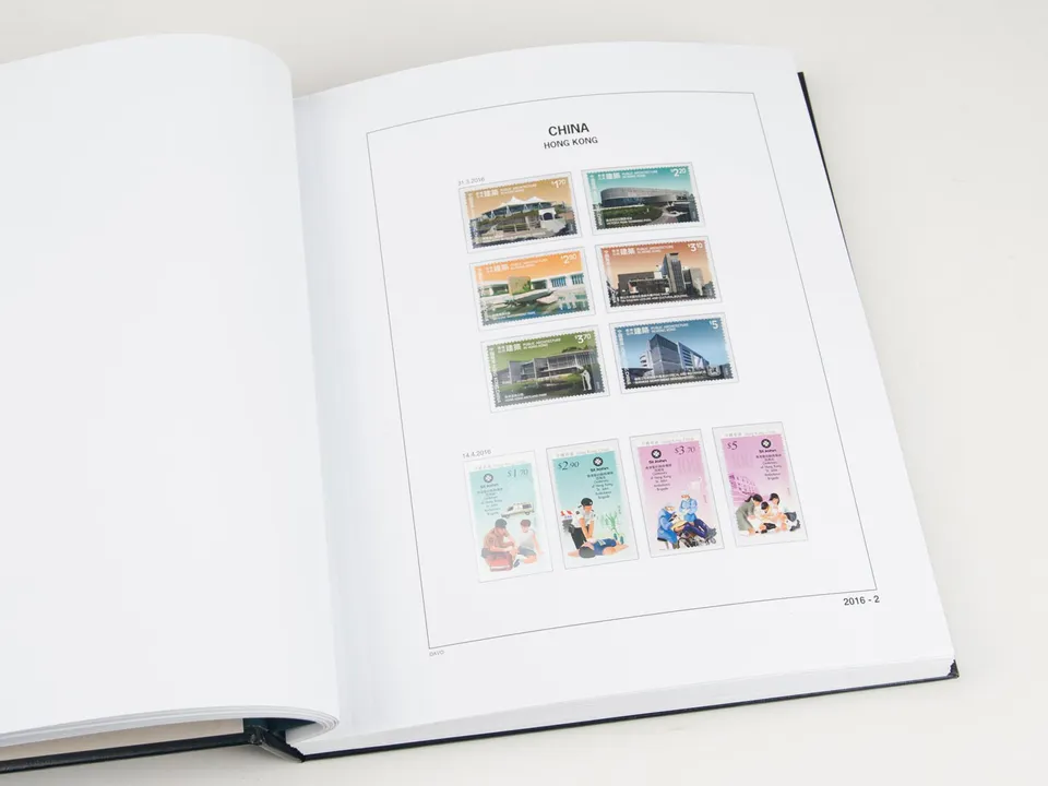 davo-luxe-hong-kong-2016-pages-album-timbres-170g image 1