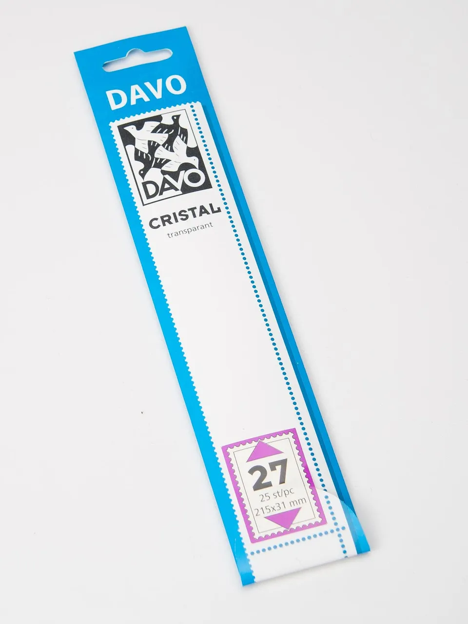 davo-mounts-c27-bandes-timbres-transparent-215x31-25-pi-ces image 1