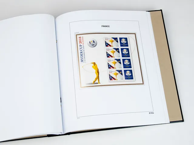 davo-luxe-france-ryder-cup-2018-feuilles-album-timbres-bloc image 1