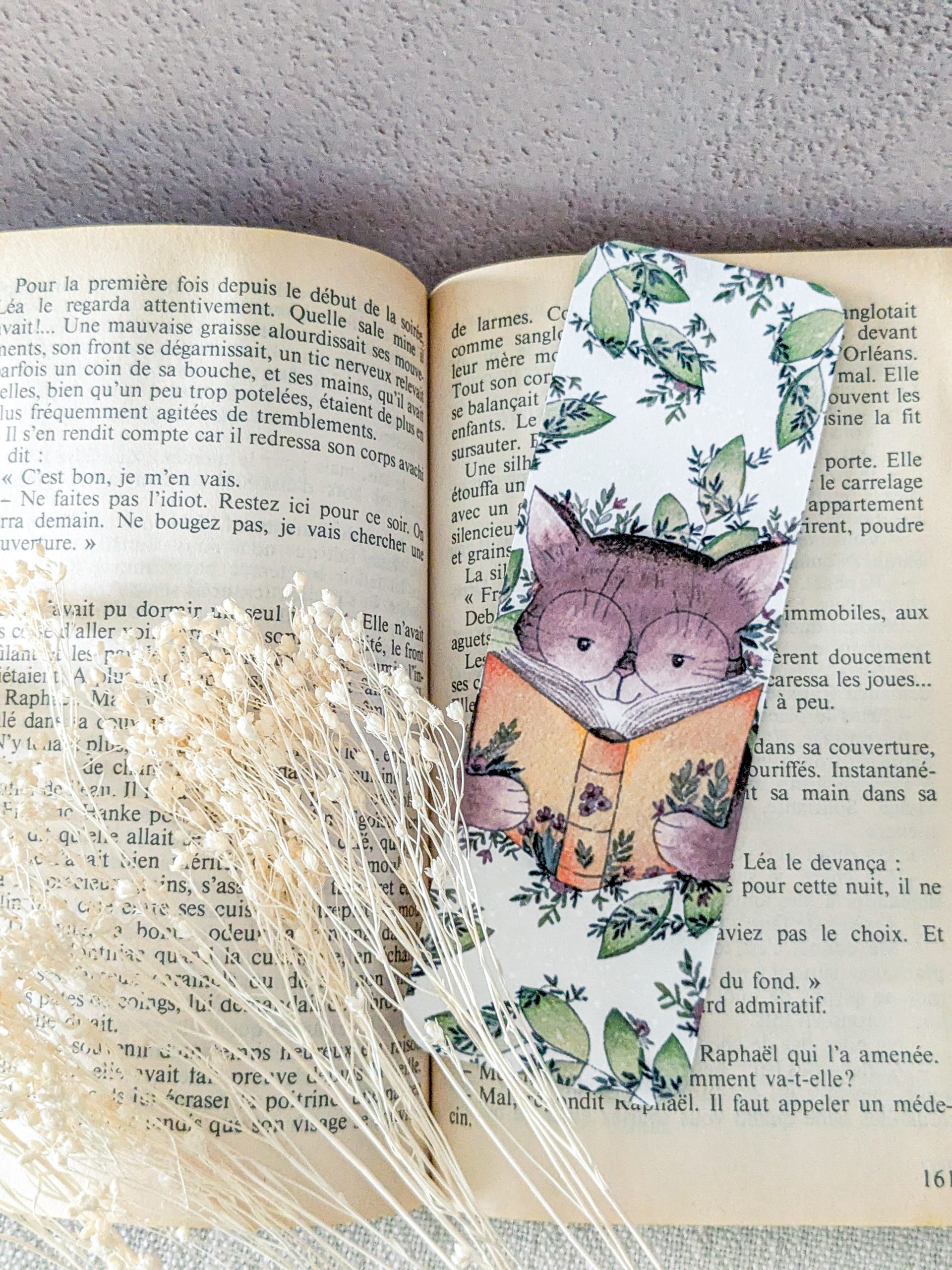 murmures-de-papier-jardin-du-chat-lecteur-marque-page-300g image 3
