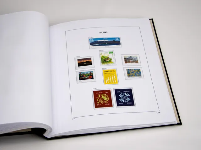 davo-luxe-islande-2011-pages-album-timbres-papier-170g image 1