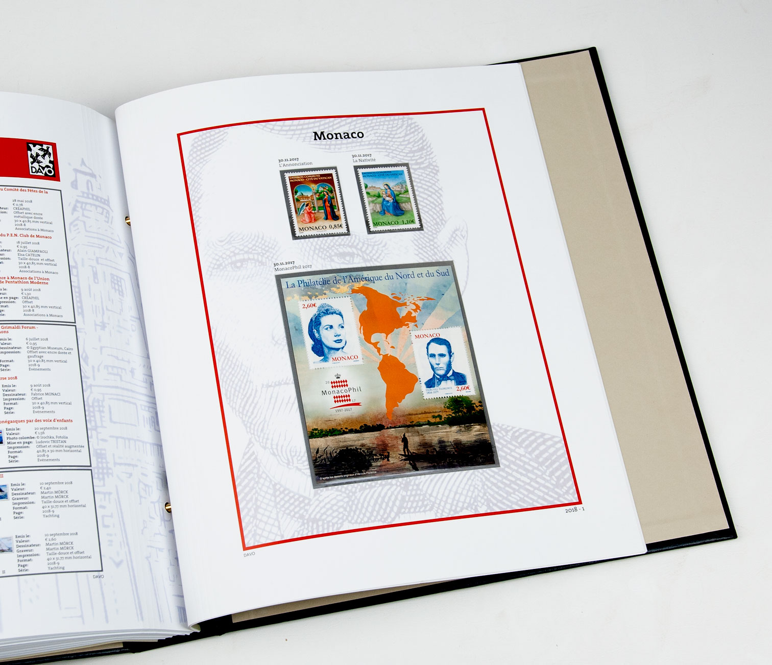 davo-luxe-suppl-ment-monaco-2018-pages-album-timbres image 1