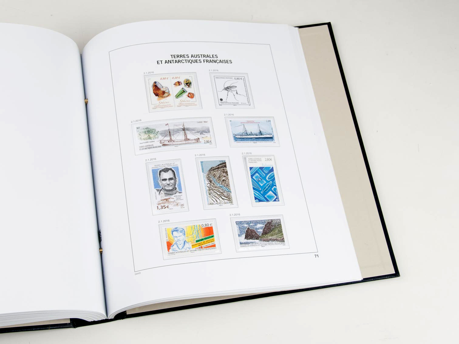 davo-luxe-taaf-2016-pages-album-timbres-170g image 1