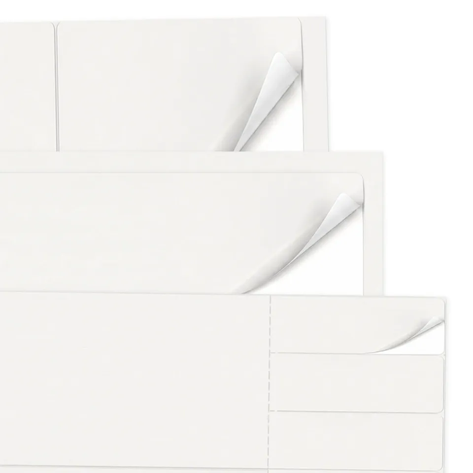 enveloppes-france-tiquettes-adh-sives-blanches-l-lot-100-feuilles-autocollant image 1