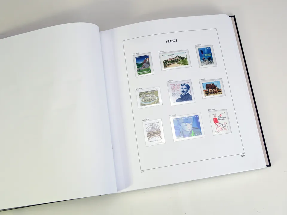 davo-luxe-suppl-ment-france-2022-feuilles-timbres image 1