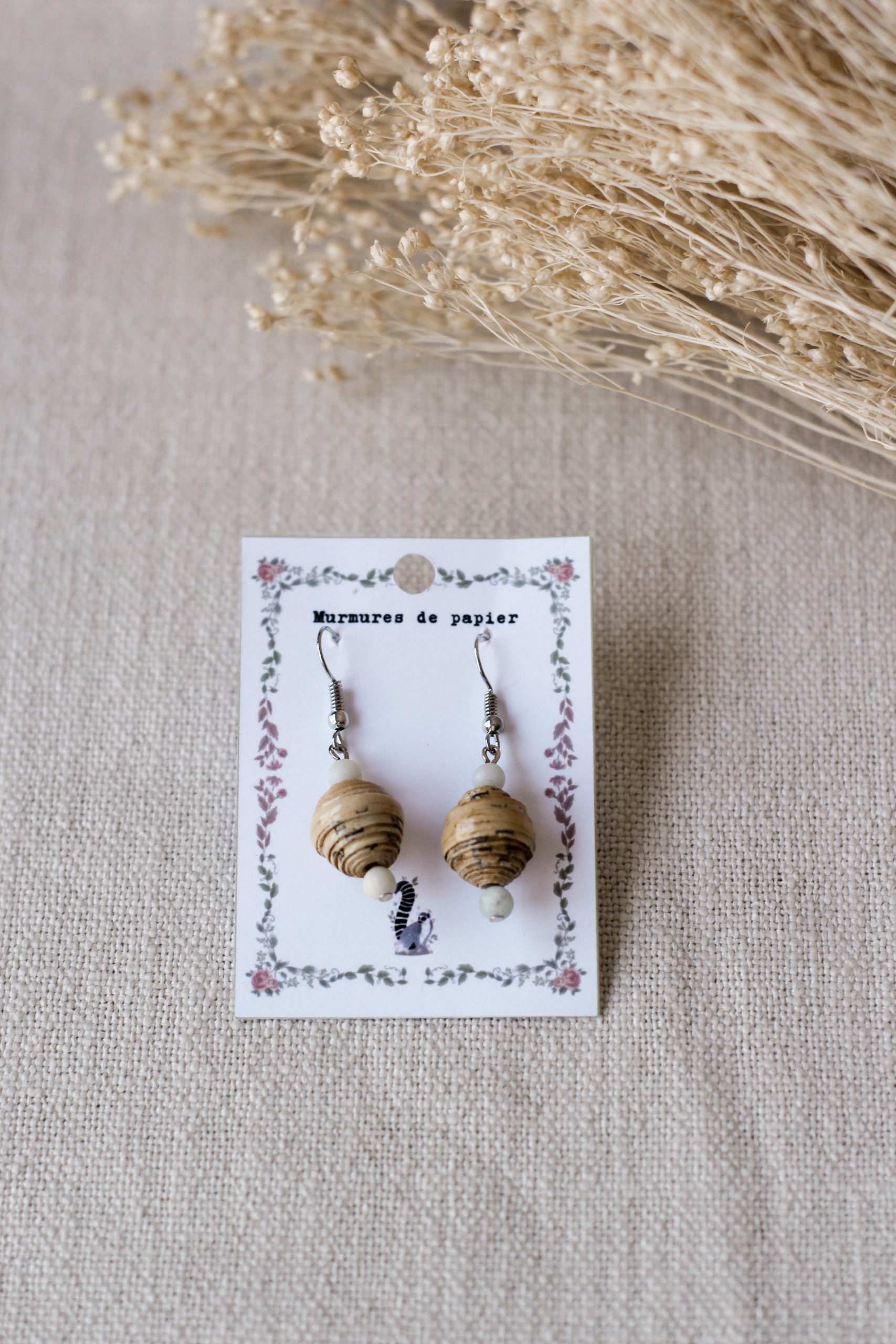 murmures-de-papier-bijoux-marge-oubli-e-bracelet-perles-papier image 2